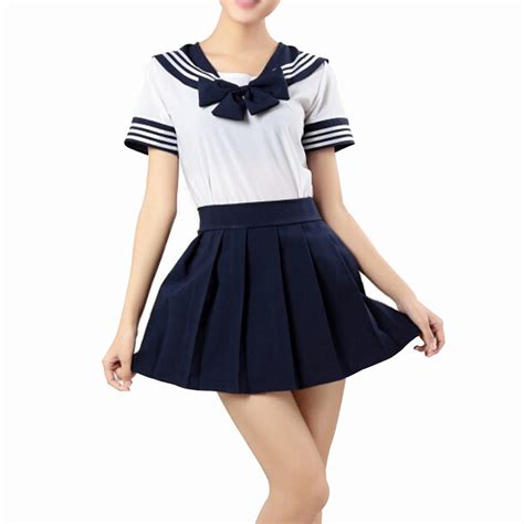Saf Japanese School Uniform Dress Cosplay Costume Anime