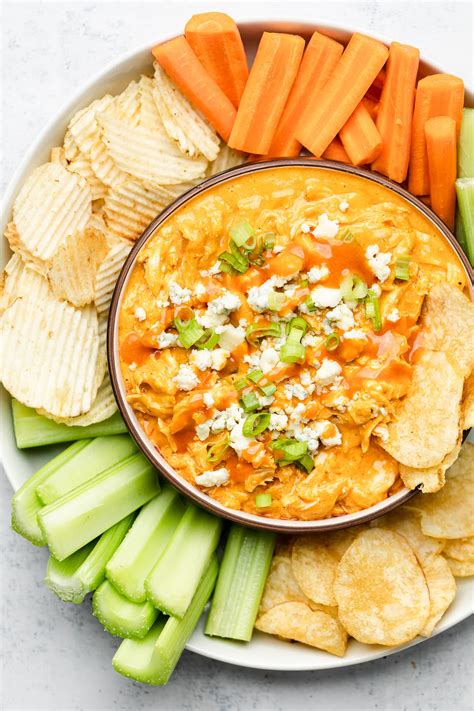 Healthy Buffalo Chicken Dip All The Healthy Things