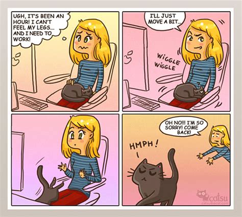 15 Comics That Purrfectly Capture Life With Cats Bored Panda