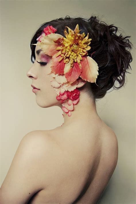 25 Coolest Floral Makeup Looks Flower Makeup High Fashion Makeup