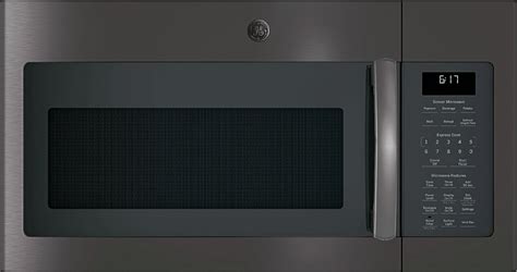 Ge Profile Cu Ft Over The Range Microwave In Black Stainless With My