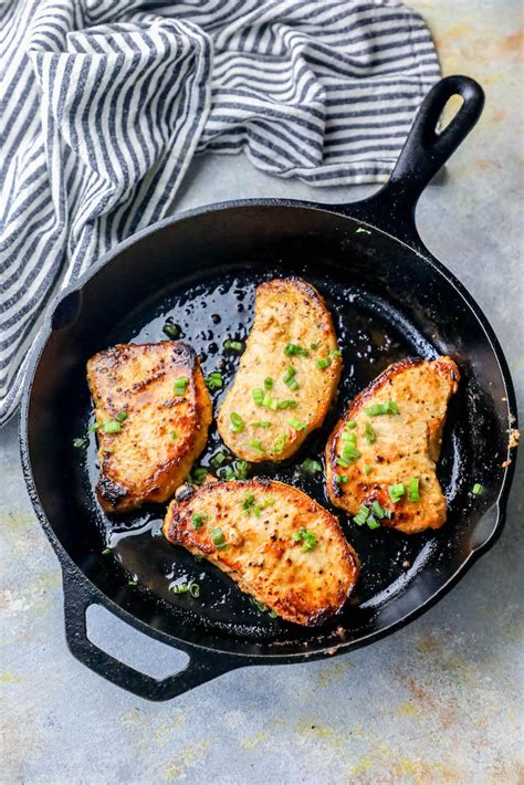 Thin chops this recipe is written for thick cut pork chops that are 1 to 1 1/2 inches thick. Easy Baked Pork Chops Recipe ⋆ Sweet Cs Designs