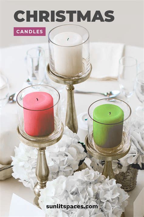 Christmas Candles Sunlit Spaces Diy Home Decor Holiday And More