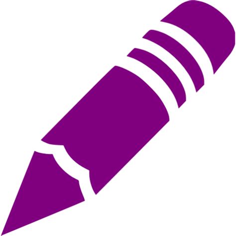 Purple Crayon Icon Free Purple Crayon Icons
