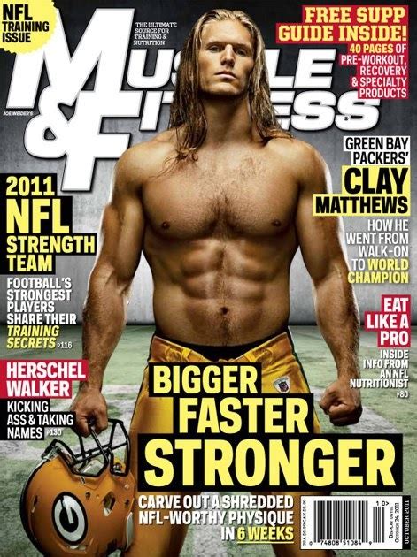 Male Celebrities Nfl Player Shirtless Clay Matthews Is Hot Beyond Words