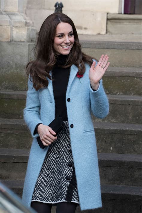 Kate Middleton In The Mulberry Coat And Dolce And Gabbana Skirt Vogue