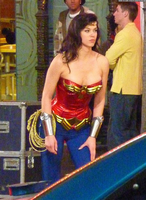 Wonder Woman Adrianne Palicki Beautiful Halloween High Resolution Babe Posing Hot Celebrity