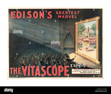 Edison Invention Vitascope Cut Out Stock Images And Pictures Alamy