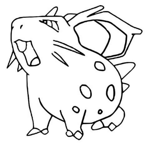 Coloring Pages Pokemon Nidoranf Drawings Pokemon
