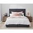 Jackson Upholstered Bed Frame W/Drawers Slate Grey  Bedroom Furniture