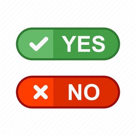 Ballot Checklist Fill No Option Paper Yes Icon