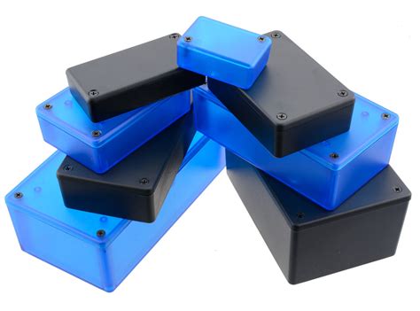 Genuine Hammond Blue And Black Abs Plastic Enclosure Project Box Case Ebay
