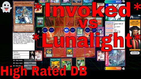 Invoked Control Vs Lunalight High Rated Db Yugioh 2020 Youtube