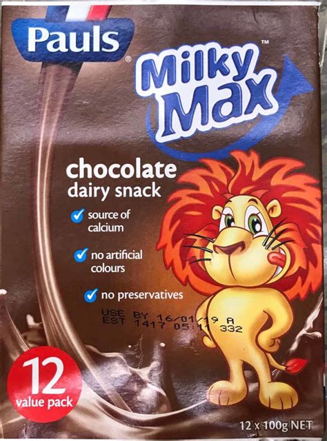 Paul S Milky Max Chocolate Dairy Snack The Root Cause Members Portal