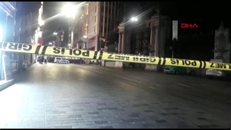 Stanbul Istiklal Caddesi Nde Pheli Anta Alarm Cadde Kapat Ld