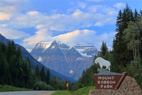 Mount Robson The Highest Peak In The Canadian Rocky Mountains Mount