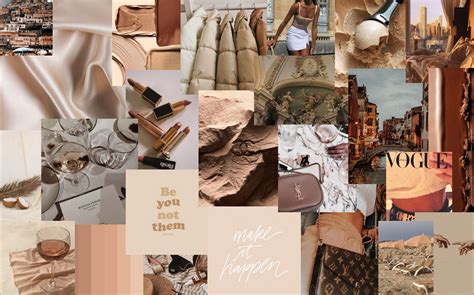 Neutral Laptop Backgrounds Aesthetic Collage Brown Aesthetic Collage Images And Photos Finder