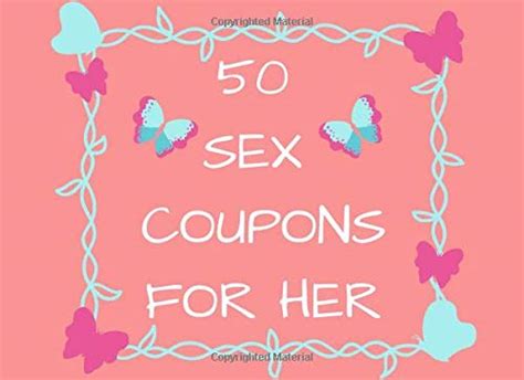 50 Sex Coupons For Her Sex Vouchers For Couples Spice Up Your Marriage Life And Explore Your