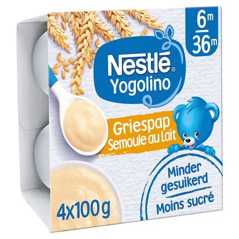 Nestl Yogolino Laitage Semoule Au Lait D S Mois X G Carrefour Site