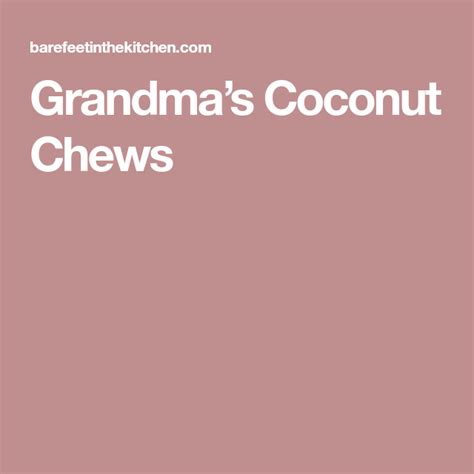 Grandmas Coconut Chews Shortbread Crust Morning Tea Dessert Bars