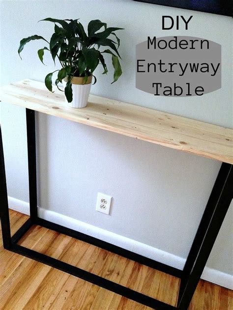 My 5 Big Projects Of 2017 Entryway Table Modern Diy Entryway Table