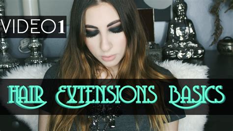 everything you need to know about hair extensions part 1 the basics glitterati glamour youtube