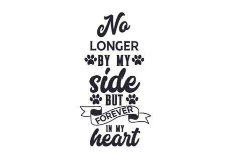 No Longer By My Side But Forever In My Heart Svg Cut File By Creative