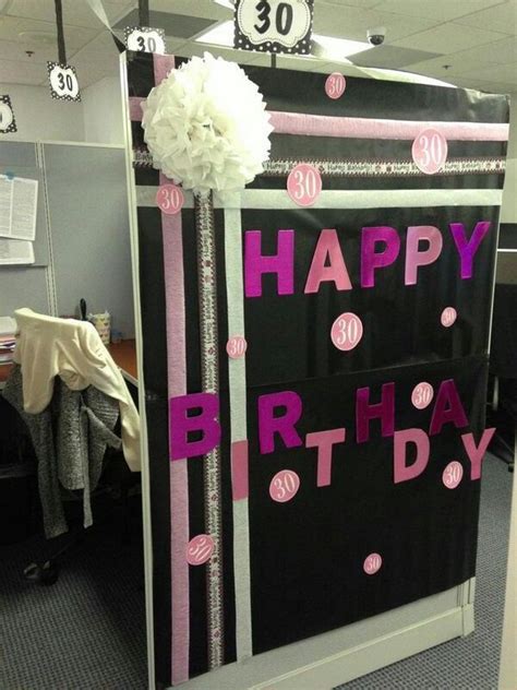 Birthday Decorations For Co Workers Cubicles More Cubicle Birthday