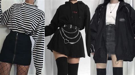 aesthetic korean grunge outfit ideas 2020 ☆ youtube