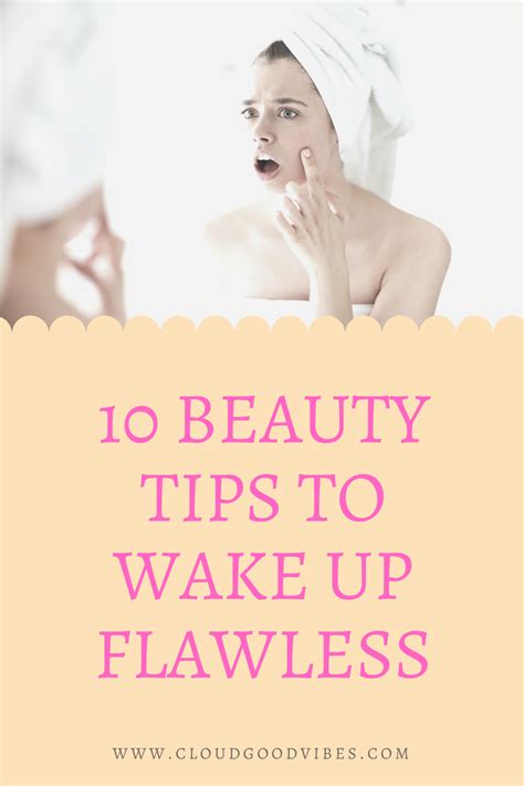 Overnight Beauty Tips To Wakeupflawless Cloud Good Vibes