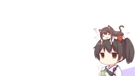 Download 2560x1440 Anime Girls Chibi Cute Animal Ears