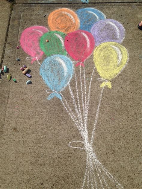 Easy Chalk Drawings On Sidewalk