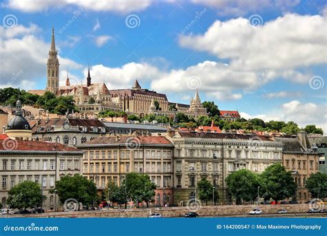 Budapest Hungary View Of The Buda Castle In The Historic Old Town Of