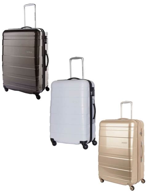 American tourister hs mv+ deluxe luggage has a sleek and modern look, finished with a superior high gloss. HS MV+ : 69cm Expandable Spinner Case : American Tourister ...
