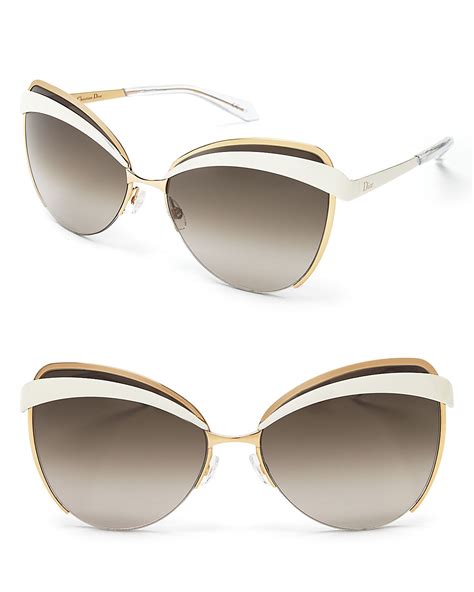 Lyst Dior Eyes Cat Eye Sunglasses In Metallic