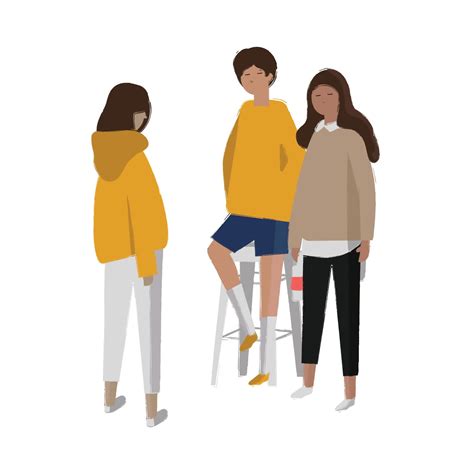 Flat Vector People Illustration for Architecture | People illustration, Illustration, People