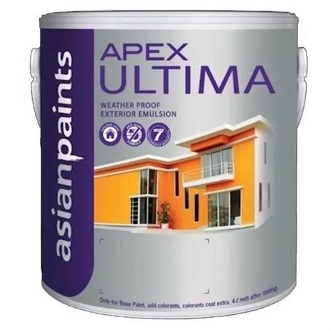 Asian Paints Apex Ultima Weatherproof Exterior Emulsion Paint 10 Liter
