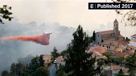 Wildfires Roar Across Southern Europe The New York Times