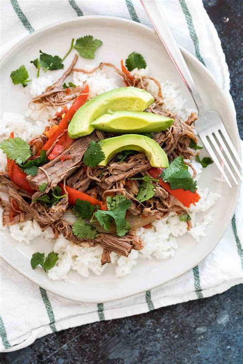 Easy Slow Cooker Cuban Ropa Vieja Taste And Tell