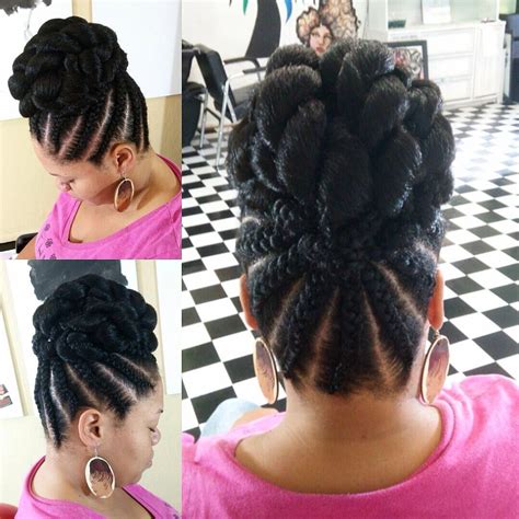 Braided Updos For Natural Black Hair My Closet Boutique