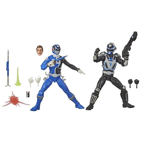 Hasbro Power Rangers Spd B Squad Vs A Squad Blue Ranger Lightning