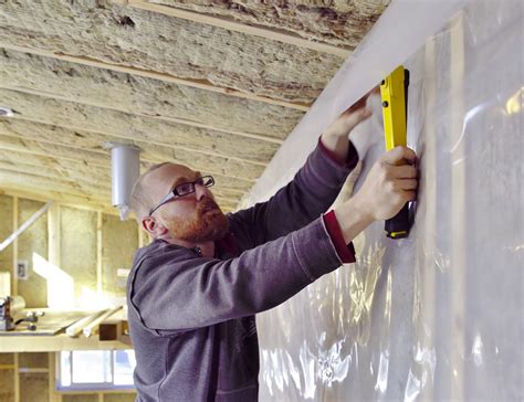 The roof pitch is very steep, 14/12 and i am tasked with you have some room for insulation, a vapor barrier, and can treat the undersides with any number of ceiling treatments. how to install vapor barrier on ceiling | www ...