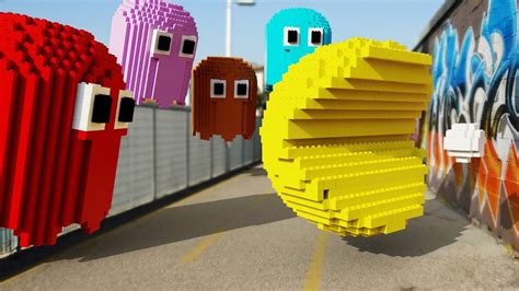 Lego Pacman In Real Life Youtube