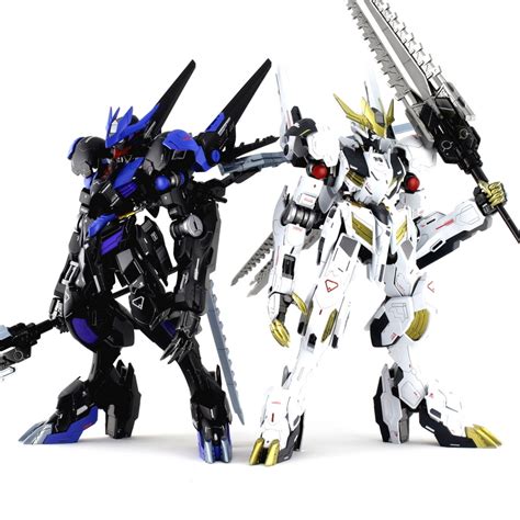Custom Build Fm 1100 Gundam Barbatos Lupus Rex Black And White