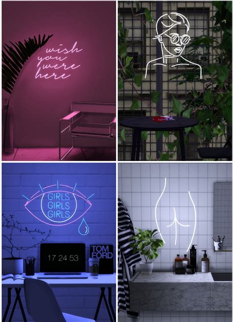 Samplepng Neon Signs Sims 4 Neon Light Signs Images And Photos Finder