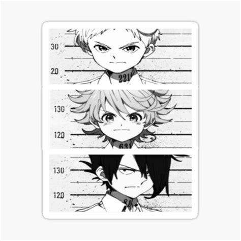 Promised Neverland Emma Ray Norman Sticker For Sale By Shishisheila