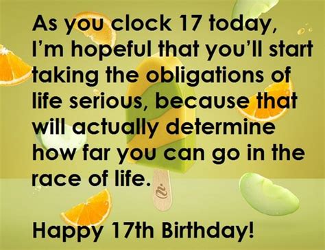 Jul 25, 2021 · in regions where 18 years old marks the age of legal adulthood, 17 marks the final year of childhood, in many ways. Happy 17th Birthday | WishesGreeting