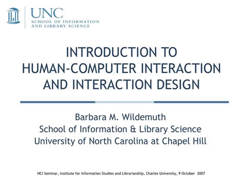 Ppt Introduction To Human Computer Interaction And Interaction Design