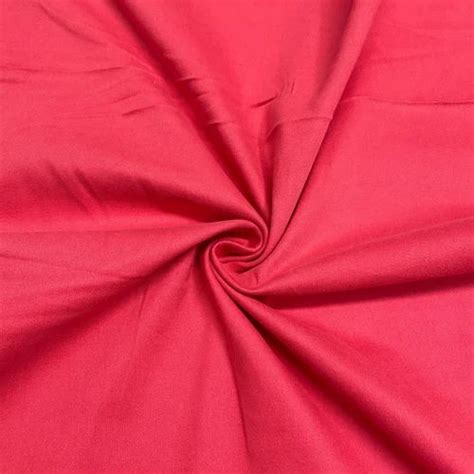Red Solid Lycra Cotton Denim Fabric Cotton Lycra Denim Fabric Printed