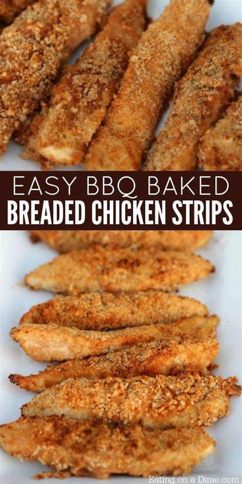 I thought wow 1 tsp pepper, that might be too much but it was just right! Easy BBQ Baked Breaded Chicken | Recipe | Oven baked ...